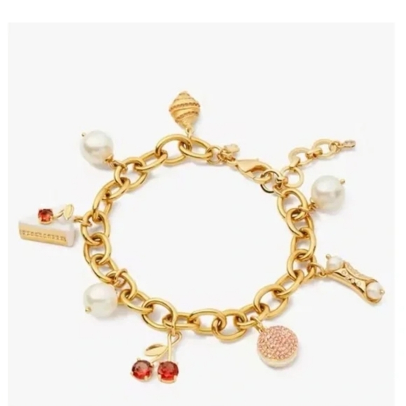 Kate Spade New York Pastry Shop Charm Bracelet $178 - Picture 3 of 7
